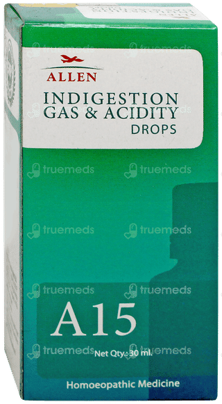 Allen A15 Indigestion Gas & Acidity Drops 30Ml